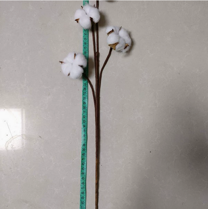 Artificial Cotton Stem for Decor